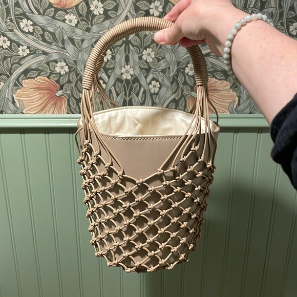 J. Crew Sedona Leather Basket Bag in Beige - Picture 2 of 10